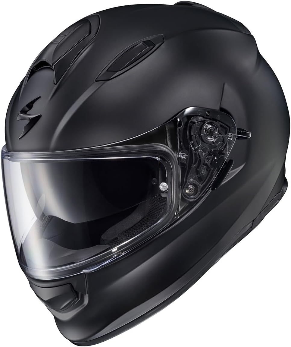 Ryzer Full Face Helmet Pinlock Ready Shield Drop Down Visor | Motorcycle Pinlock Ready Shield and Bluetooth Ready