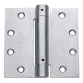 Spring Hinges – Commercial Grade Satin Chrome 4.5 Inch Square 2-Pack