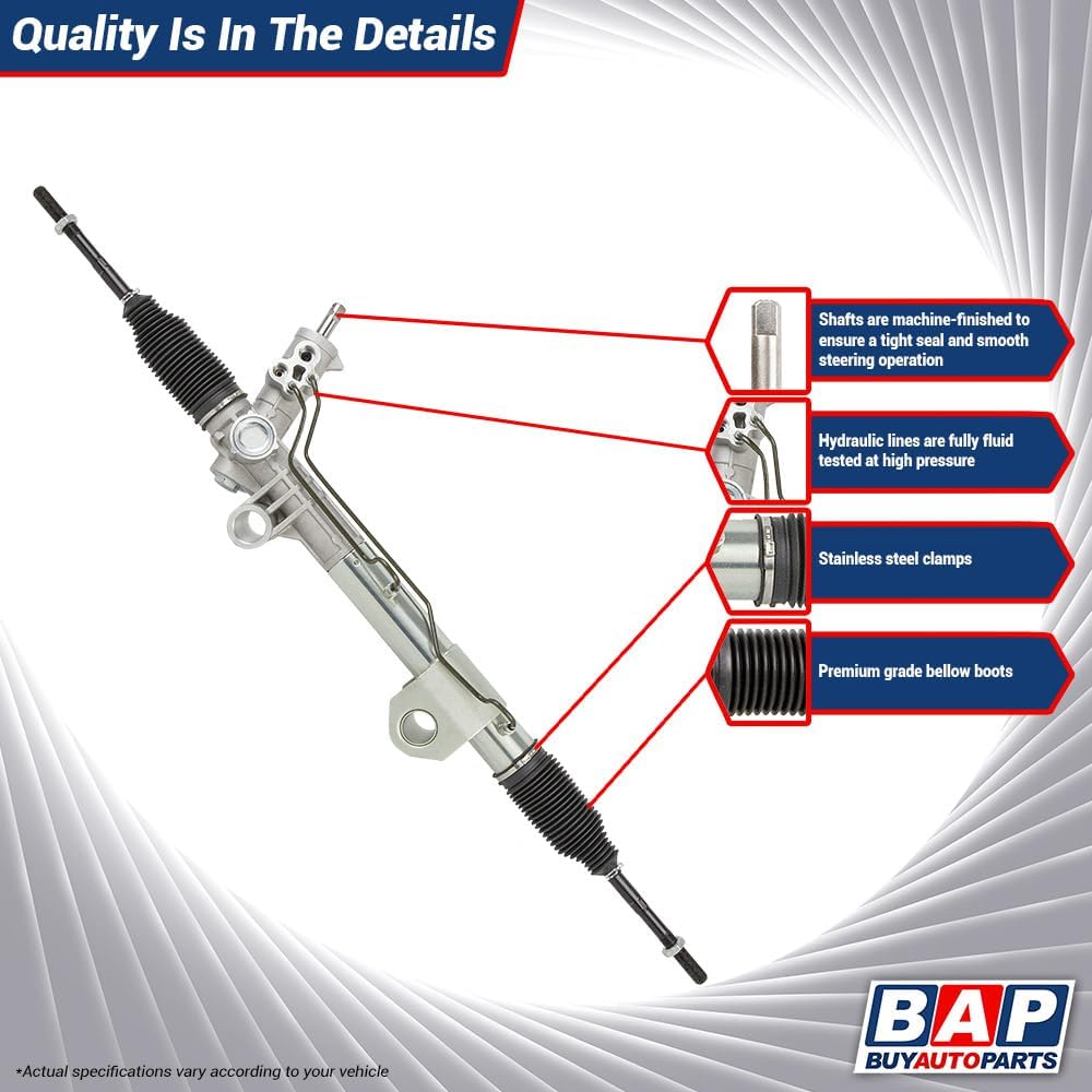 New Power Steering Rack & Pinion For Toyota Tacoma 6-Lug 2005 2006 2007 2008 2009 2010 2011 2012 2013 2014 2015 - BuyAutoParts 80-01097AN New