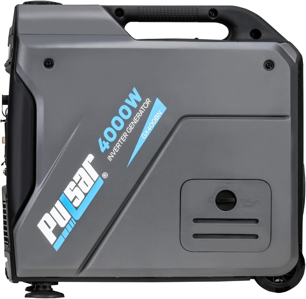 Products GX400BN, 4000W Portable Ultra-Quiet Dual Fuel & Parallel Capability, RV-Ready, Handle & Wheels, with CO