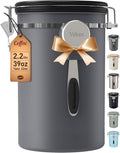 Coffee Canister,39OZ, 2.2lbs,Large Airtight Stainless Steel Container | Kitchen Food Storage Jars for Beans,Ground
