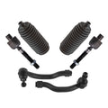 TRQ Front Steering Kit Steering Rack & Pinion Bellow Tie Rod