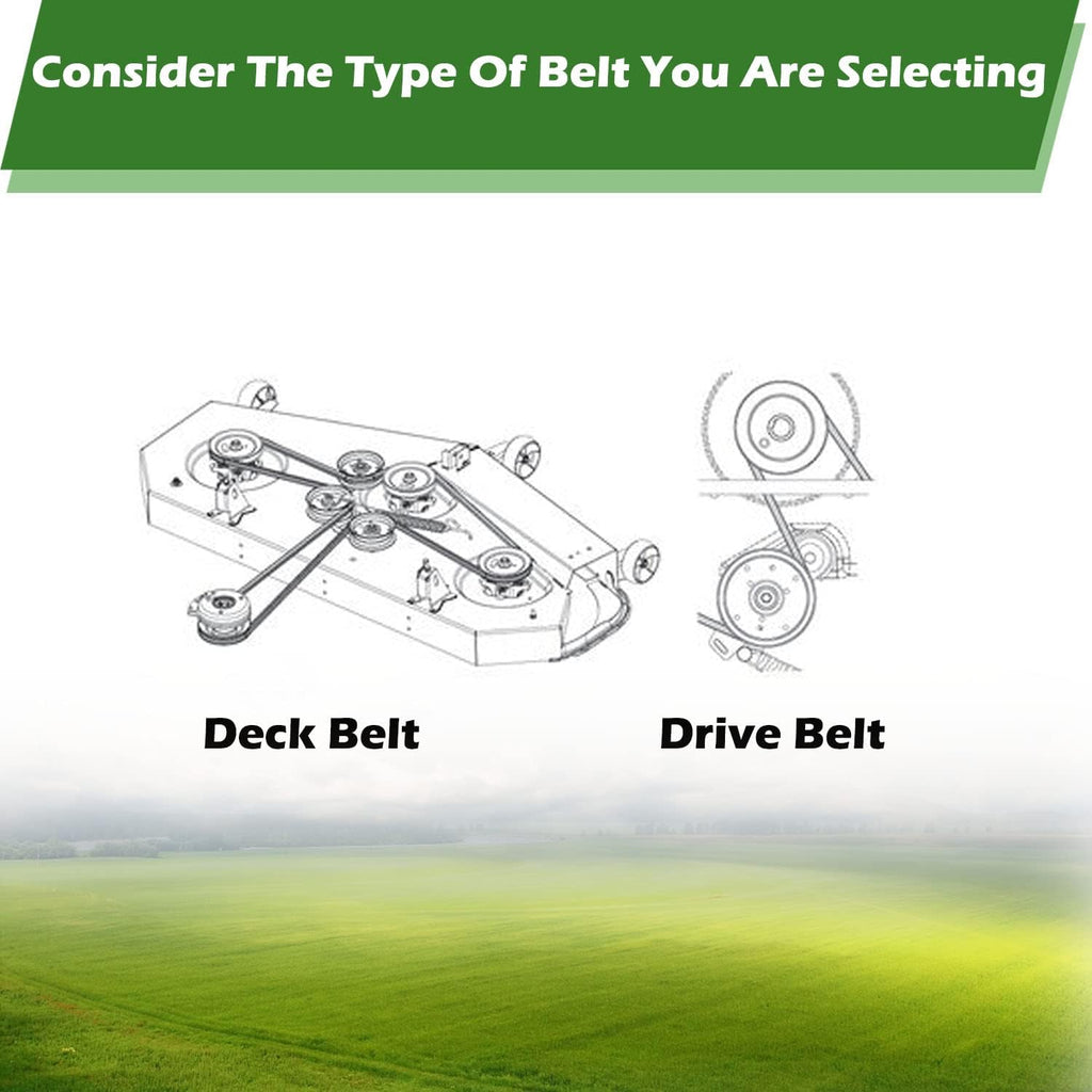 754-0498, 954-0498 Lawn Mower Deck Belt for Cub Cadet/MTD/Troy-Bilt 42" Lawn Tractor, Drive Belt 954-04317A 754-04317