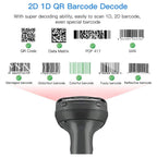 Zebra DS4608-SR Standard Range 1D 2D Handheld Barcode Scanner QR Wired USB Imager Black Corded Screen Code Reader for