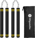 Nunchucks Safe Foam Rubber Training Nunchucks Nunchakus with Steel Chain for Kids Adults & Beginners Practice and