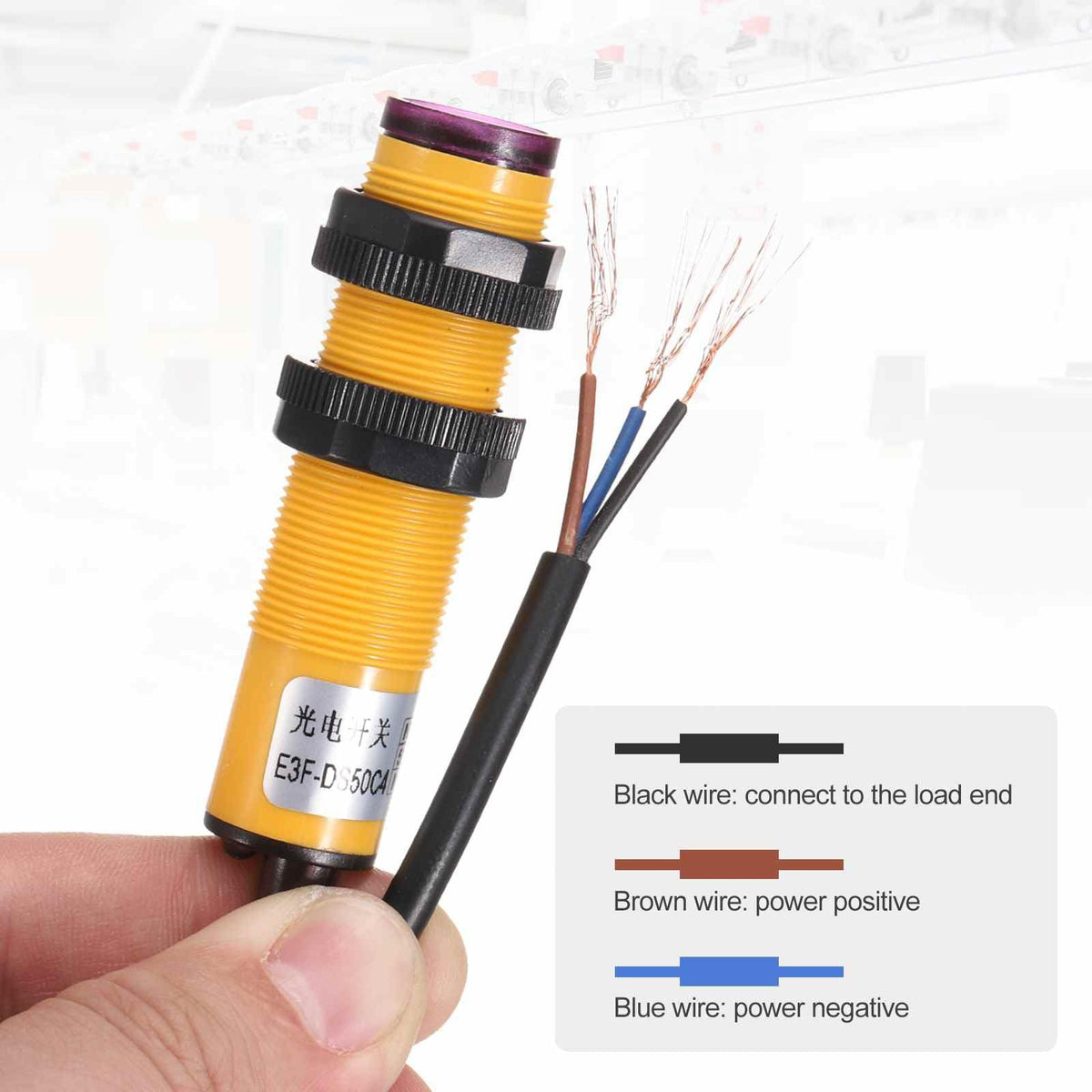 MECCANIXITY E3F-DS50C4 Photoelectric Sensor Detection Distance 7-50CM