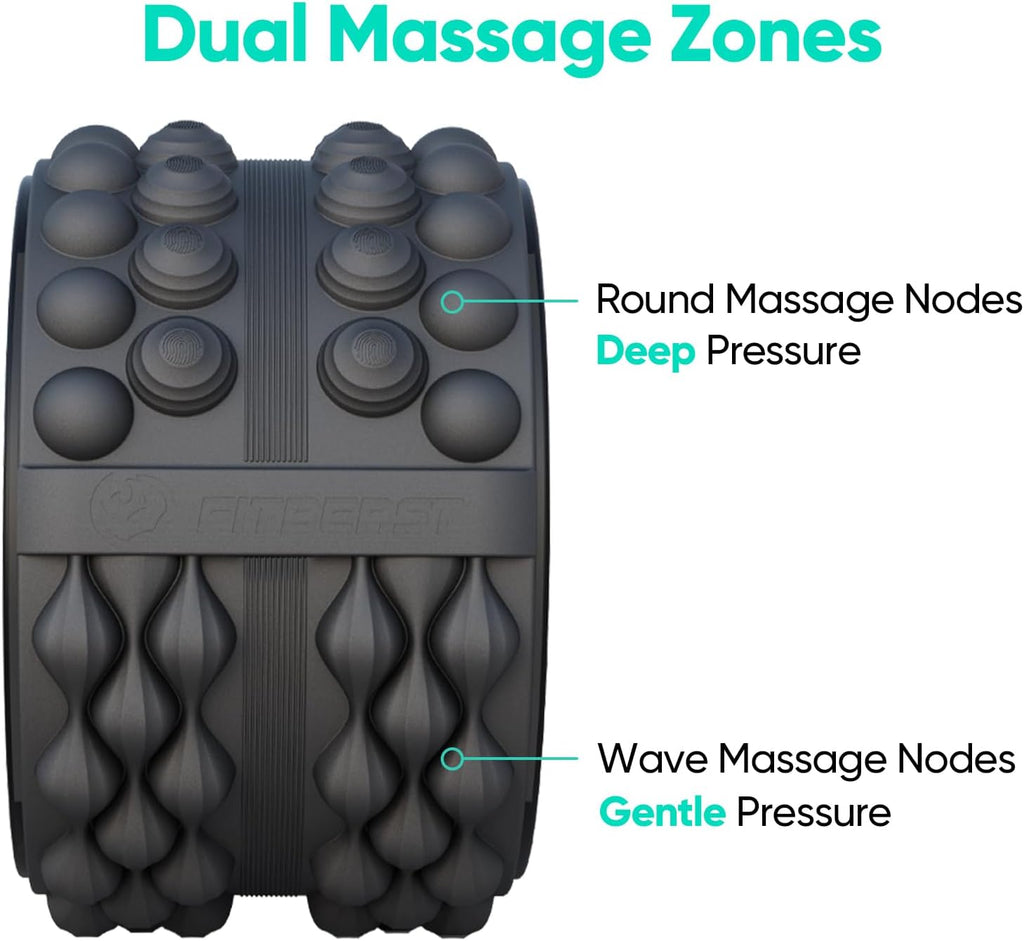 Back Roller, Back Wheel Foam Roller - Targeted Muscle Roller for Deep Tissue Massage, Back Stretcher