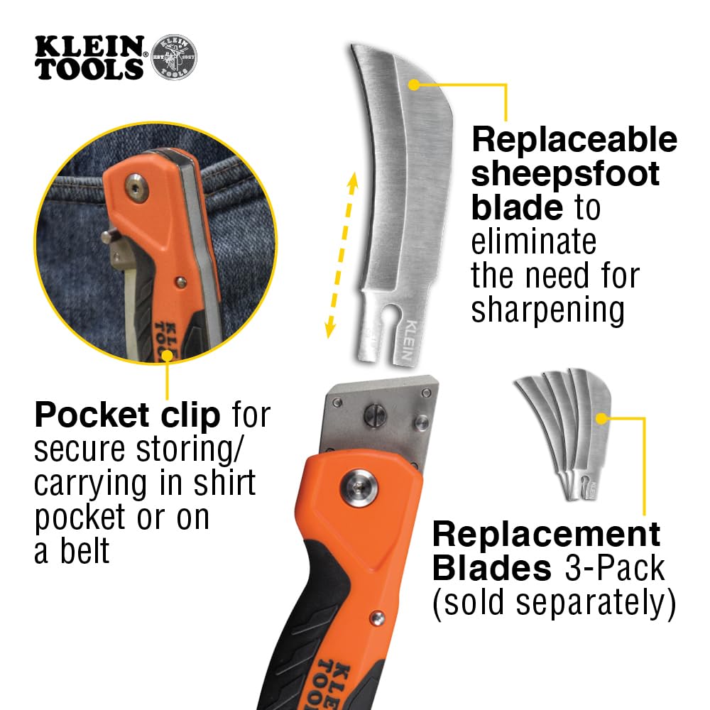 44218 Cable Skinning Utility Knife, Replaceable Blade