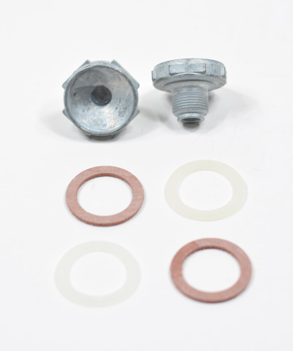 (2 Pack) Carburetor Power Valve Block Off Plug & Reusable Gaskets 4150 Replaces for Holley
