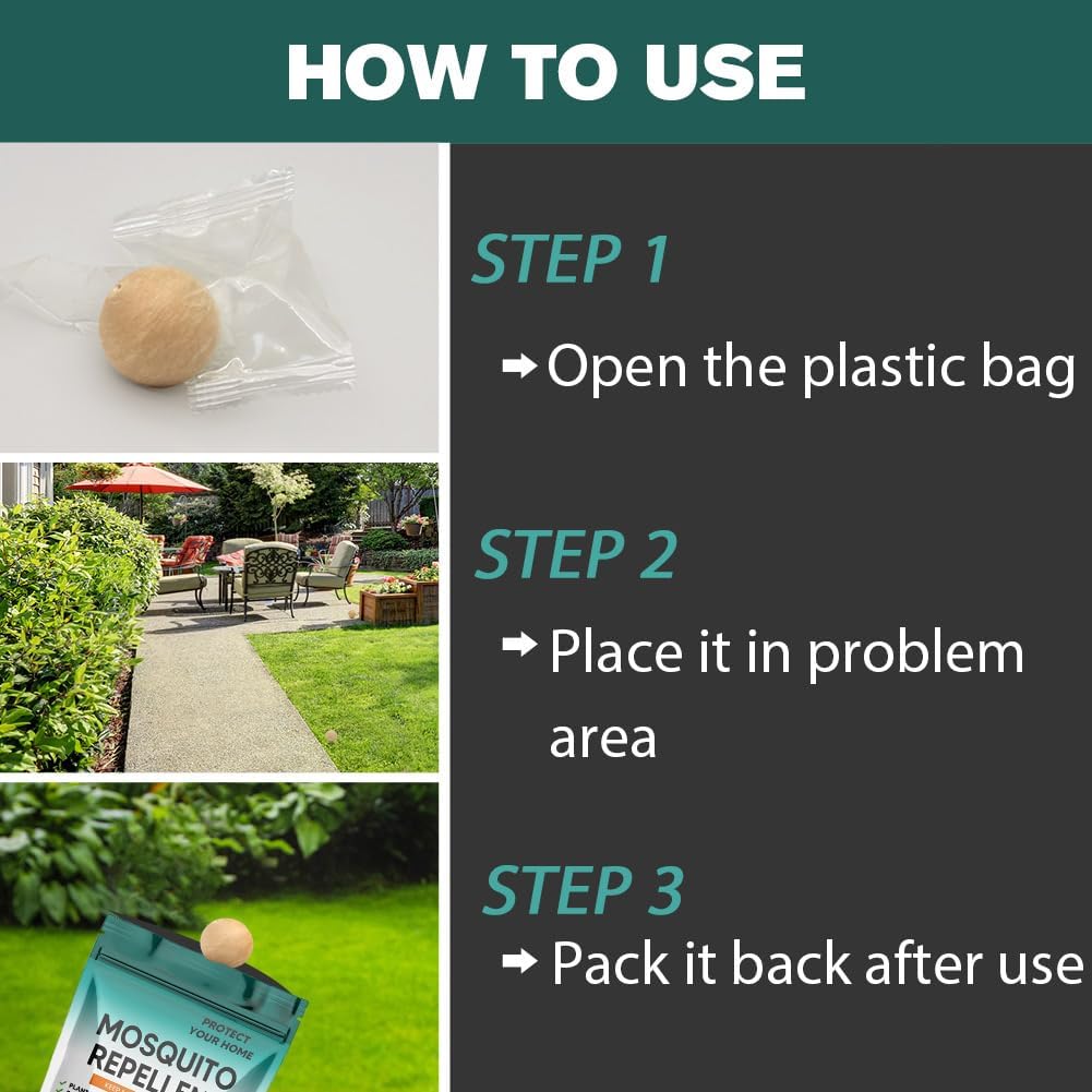 Mosquito Repellent Outdoor Patio, Mosquito Repellent Indoor 8P | Mosquito Repellent Balls, Mosquito Repellent for