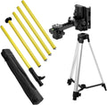 Laser Level Pole, 12 Ft./3.7M Adjustable Telescoping Laser Pole with Tripod, 1/4-Inch by 20-Inch Mount, Includes