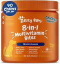 Dog Multivitamin, Chewable Dog Vitamins and Supplements for Hip & Joints, Skin & Coat, Omega 3 Fish Oil for Dogs