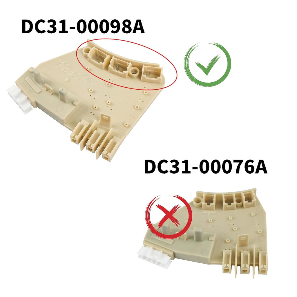 DC31-00098A Washer Motor Rotor Position Sensor Replacement Part for Samsung Kenmore Washing Machine AP4578642 PS4204673 2068316 EAP4204673