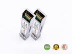 Elfcam - 2 Pack 10Gb SFP+ Transceiver Module, 10GBase-LR SFP+ Module 1310nm, LC/UPC Duplex Singlemode Connector (OS2), DDM10KM