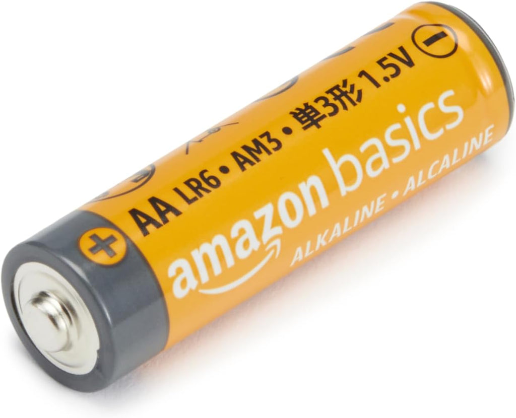 24-Count AA & AAA High-Performance Alkaline Batteries Value Pack, 12 AA and 12 AAA Batteries for Storage