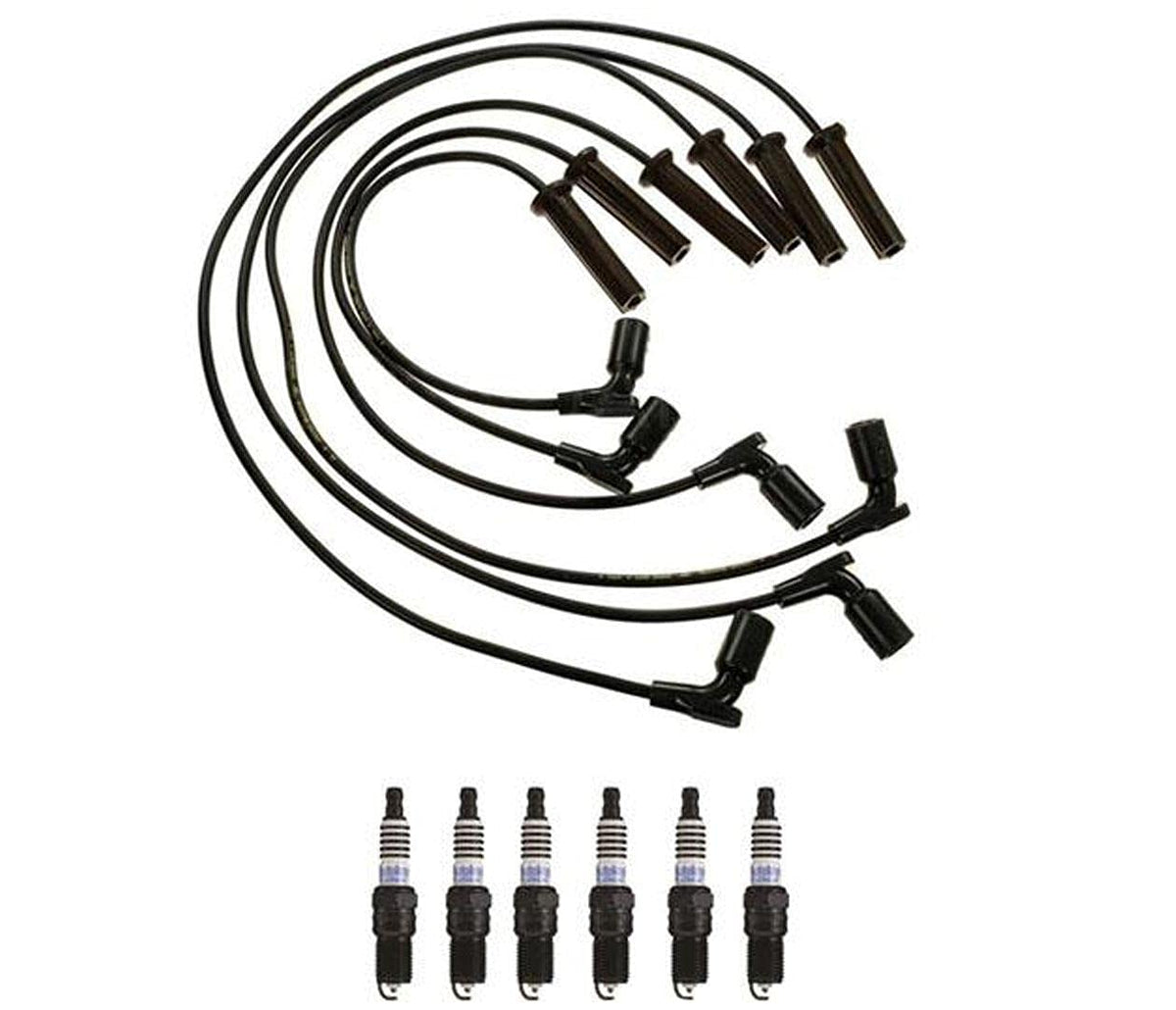 Ignition Wires & Spark Plugs for Chevrolet Equinox 3.4L 2005-2009