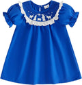 Toddler Baby Girl Christmas Dress Outfit Smocked Romper/Dress