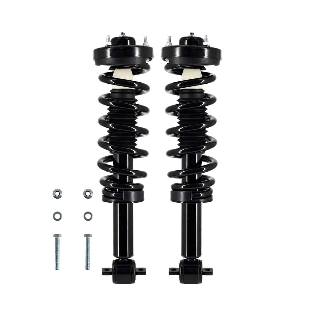 PM Auto Pair 2 Front Left-Right Quick Complete Strut-Coil Spring Compatible With 2015-2020 Ford F-150 4WD