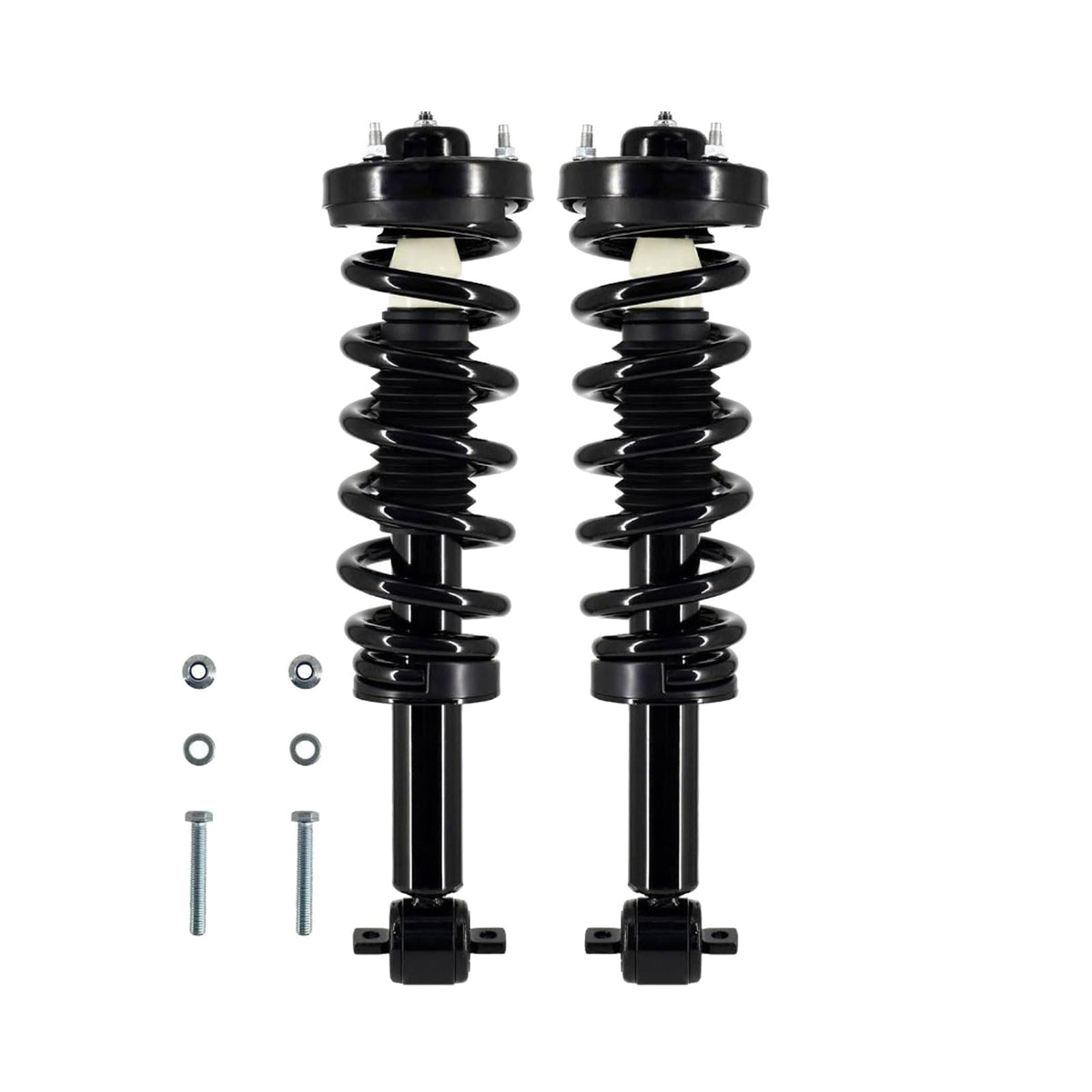 PM Auto Pair 2 Front Left-Right Quick Complete Strut-Coil Spring Compatible With 2015-2020 Ford F-150 4WD