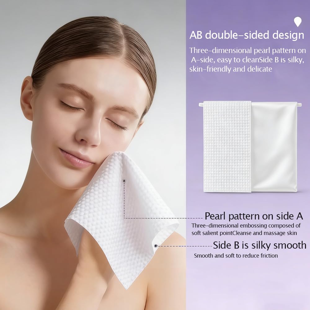 Disposable Face Towel hot face towel，Towels for hot towel dispenser，Towels for hot towel warmer for your face(80PCS)