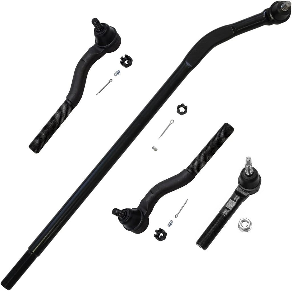 Detroit Axle - Front 4pc Tie Rods Kit for 2007-2017 Jeep Wrangler