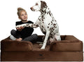 XL Dog Bed, 45x35x11 Inch, Orthopedic Large Dog Beds, Eggshell Memory Foam Infused with Cooling Gel, Inner Cover