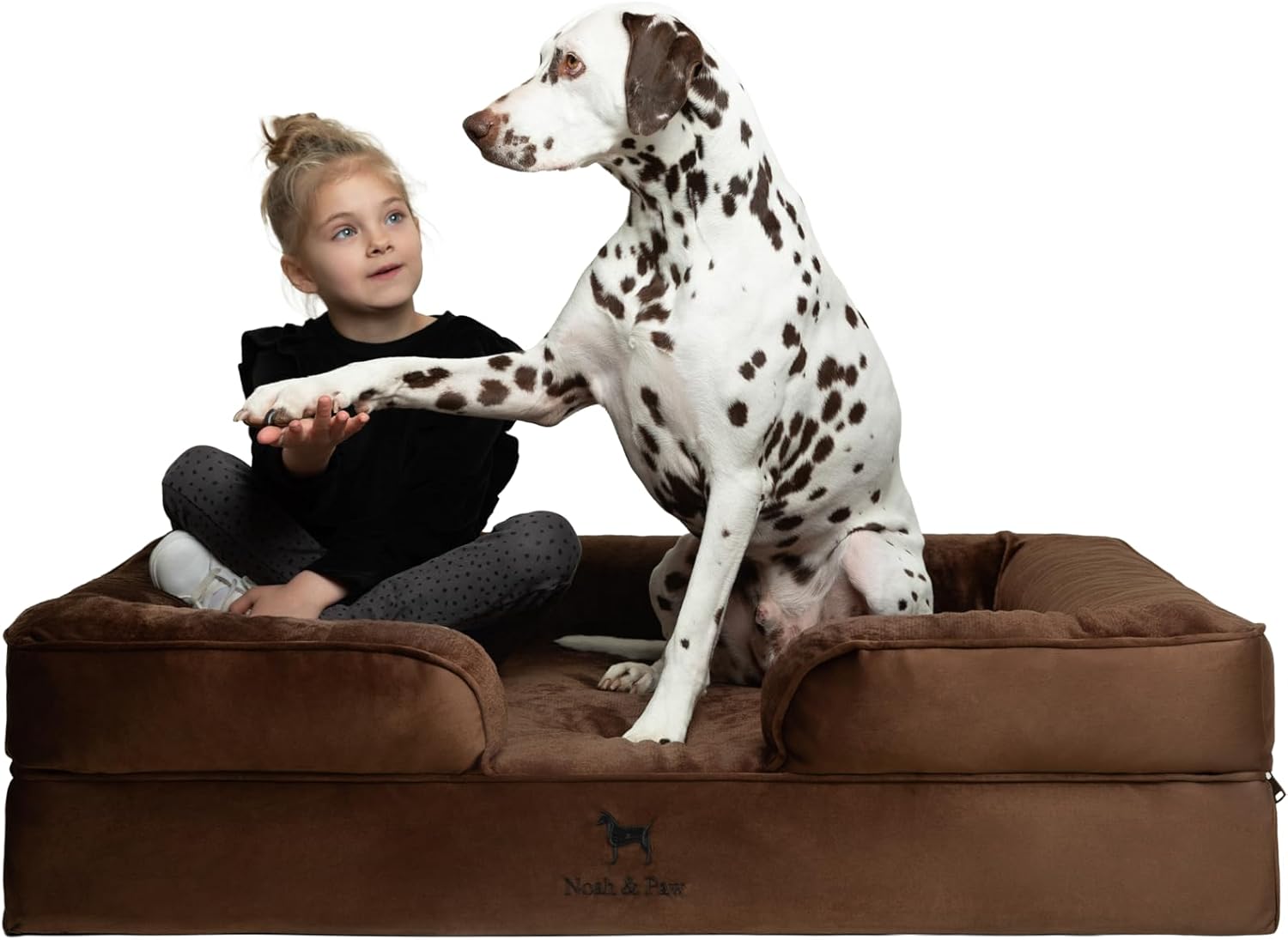 XL Dog Bed, 45x35x11 Inch, Orthopedic Large Dog Beds, Eggshell Memory Foam Infused with Cooling Gel, Inner Cover