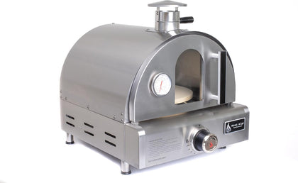 17"W x 18"D x 19"H Stainless Steel Premium Outdoor Kitchen Countertop Table Top Portable Propane Gas Pizza Oven with