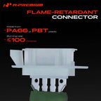 A-Premium Front HVAC Blower Motor Resistor with 4 Pins Connector