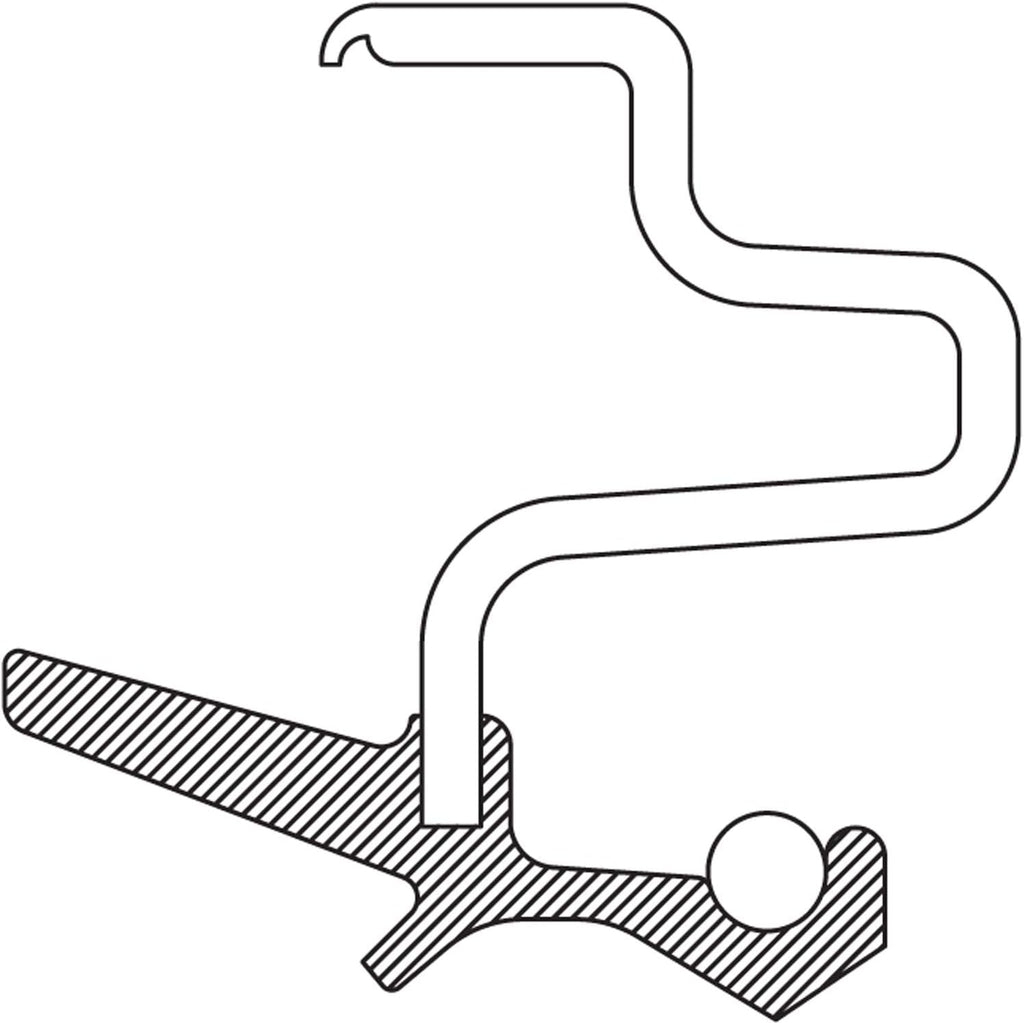 National 710496 Transfer Case Output Shaft Seal