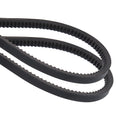 uxcell 2Pcs AX83 EPDM V-Belt, Raw Edge Cogged Industrial Rubber V Belt 1/2" Width x 85" Outer Circumference