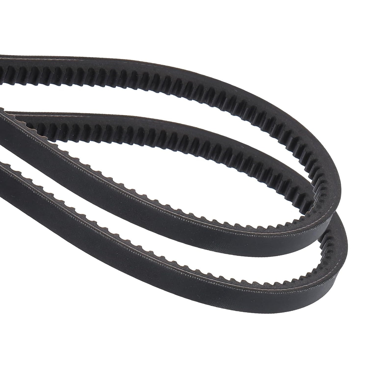 uxcell 2Pcs AX83 EPDM V-Belt, Raw Edge Cogged Industrial Rubber V Belt 1/2" Width x 85" Outer Circumference