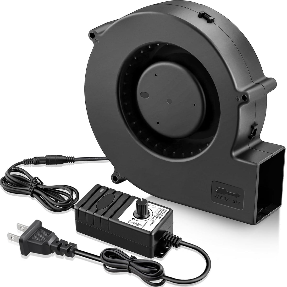 GDSTIME 140mm x 40mm Variable Speed Blower Fan, 110V 120V AC Powered 1440