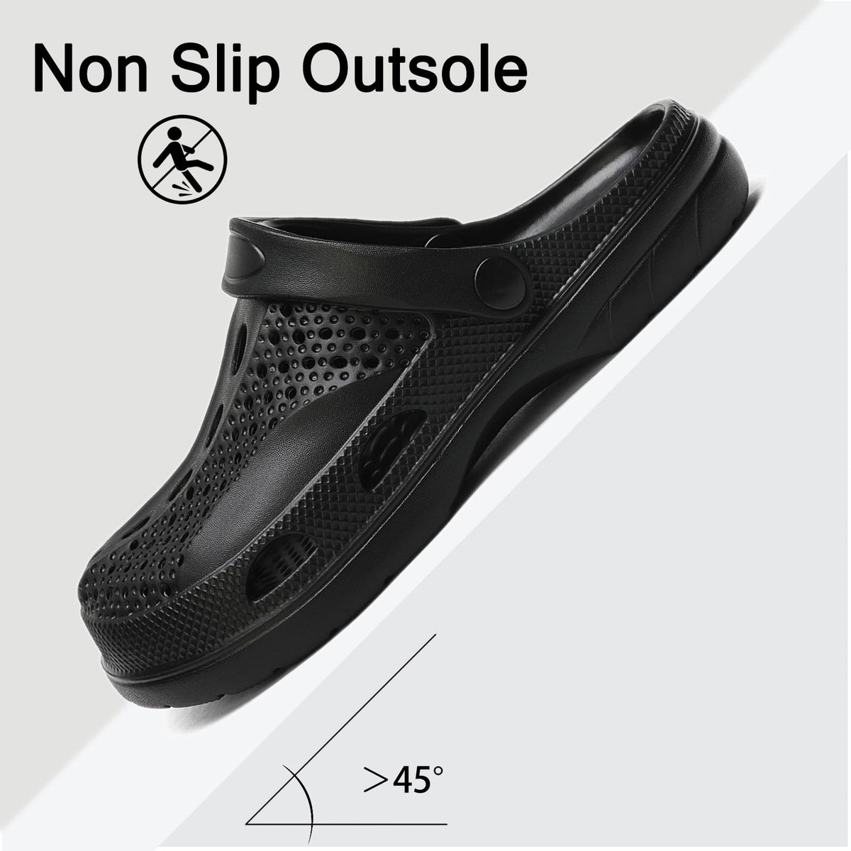 Men & Women Clogs with Arch Support Lightweight Garden Shoes