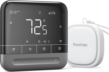Smart Thermostat for House with Room Sensor 7 Days Programmable | Energy Saving WiFi Thermostats, APP Touchscreen