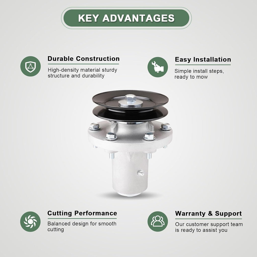 84003174 1732951SM Replace Spindle Assembly Fits for Fer RIS 300S Simplicity Courier XT Snapper 360Z ZT2552 with 52" Deck