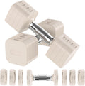 22LB 26.4LB 30.8LB Adjustable Dumbbells Set, Adjustable Weight Dumbbells with Multiple Levels, Hand Weights Sets for