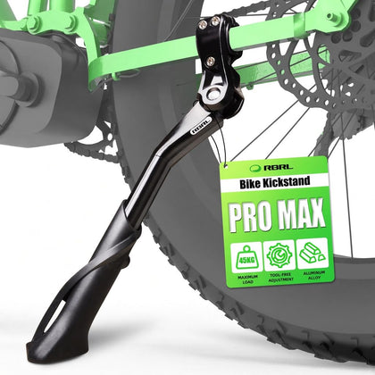 Bike Kickstand, Stable Durable Aluminum Alloy Bicycle Kickstand, Suitable for 24-29 Inch Mountain Bikes, Trekking