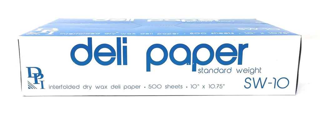 10" x 10 3/4" Interfolded Deli Wrap Wax Paper