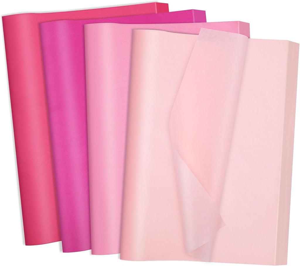 160 Sheets Pink Tissue Paper for Gift Bags 20 X 14 Inches
