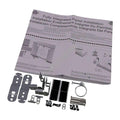 SUPPLYZ Direct Replacement for Bosch 10016055 Dishwasher Installation Set
