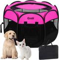 Pet Cat Playpen for Indoor Cats Enclosed, Portable Foldable Dog Playpen Outdoor Tent Crate Cage with Zipper Top Cover