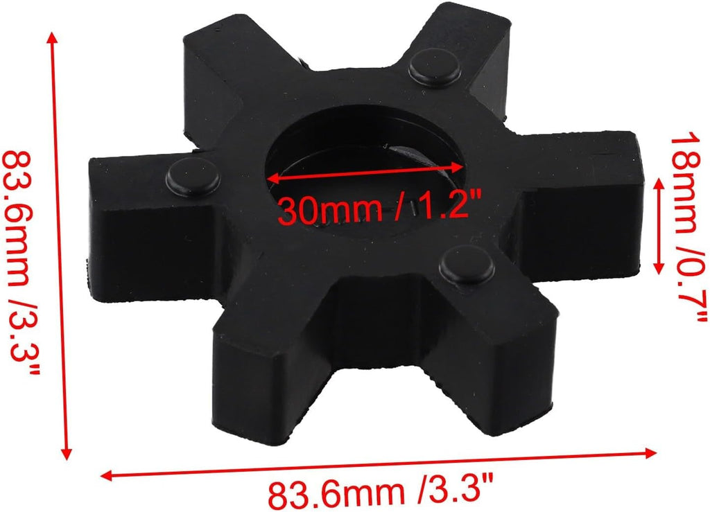 L-Jaw Coupling Insert For L110, Rubber Spider For Lovejoy L-110 Coupler