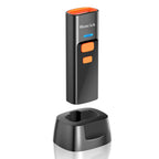 3-in-1 Bluetooth & 2.4G & USB Wire Mini Barcode Scanner with Charging Dock