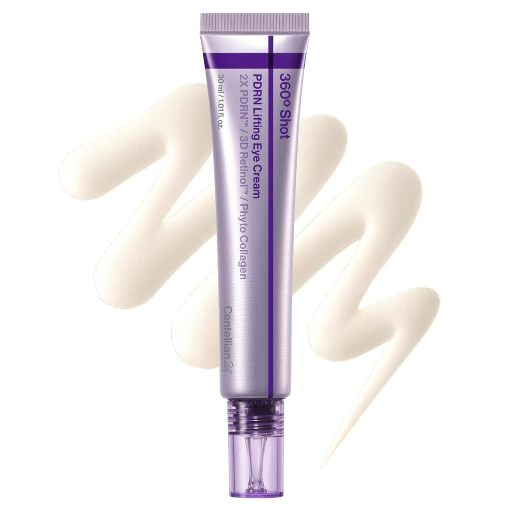 360º Shot PDRN Eye Cream - TECA, Retinol and Collagen | Targets Wrinkles, Crow's Feet, Dark Circles, Puffiness and
