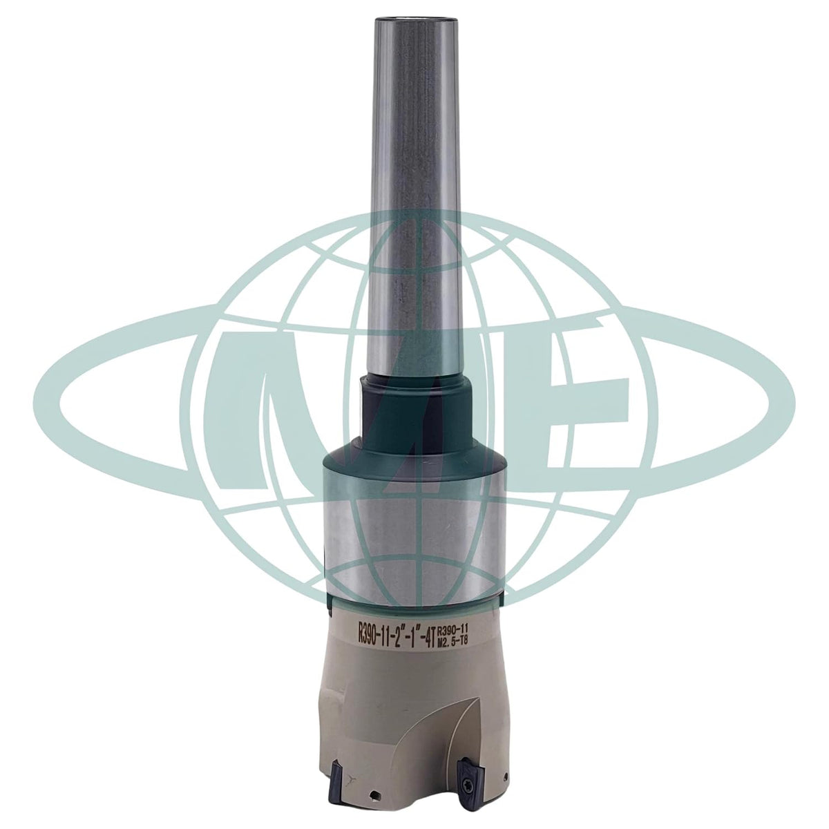 CME 2" 90° Indexable Face Mill w/ MT3 Arbor, R390 Inserts Included, 4 Flutes
