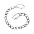 PATIKIL Gate Chain Lock 11.9" 304 Stainless Steel Hanging Chain Lock Silver