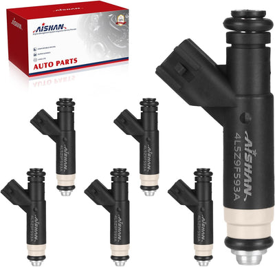 6PCS Fuel Injectors 3 Holes Compatible with Ford Ranger V6 3.0L 2002-2008