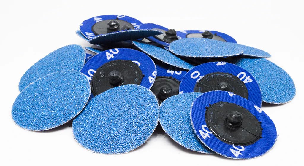 Benchmark Abrasives 2" Zirconia Quick Change Sanding Discs, 36 Grit