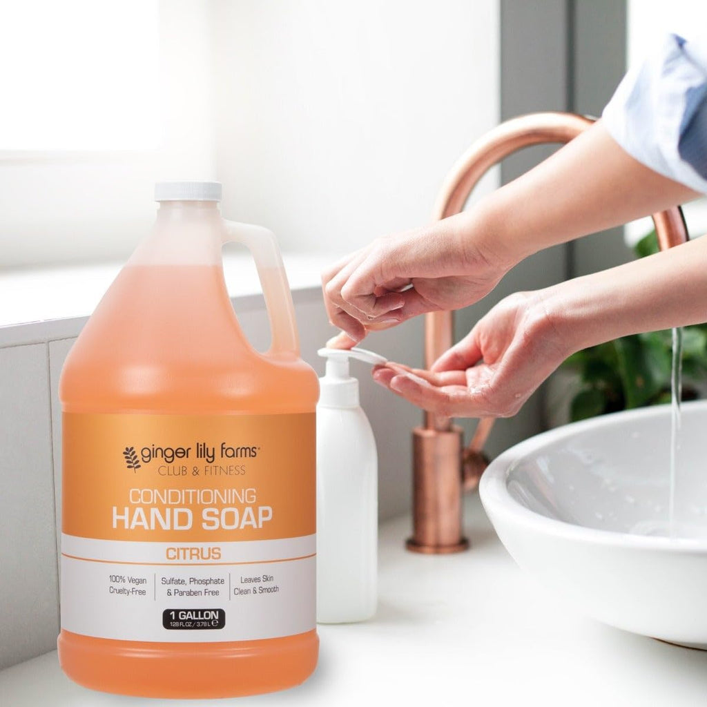 Club & Fitness Hand Soap, 128oz, Citrus